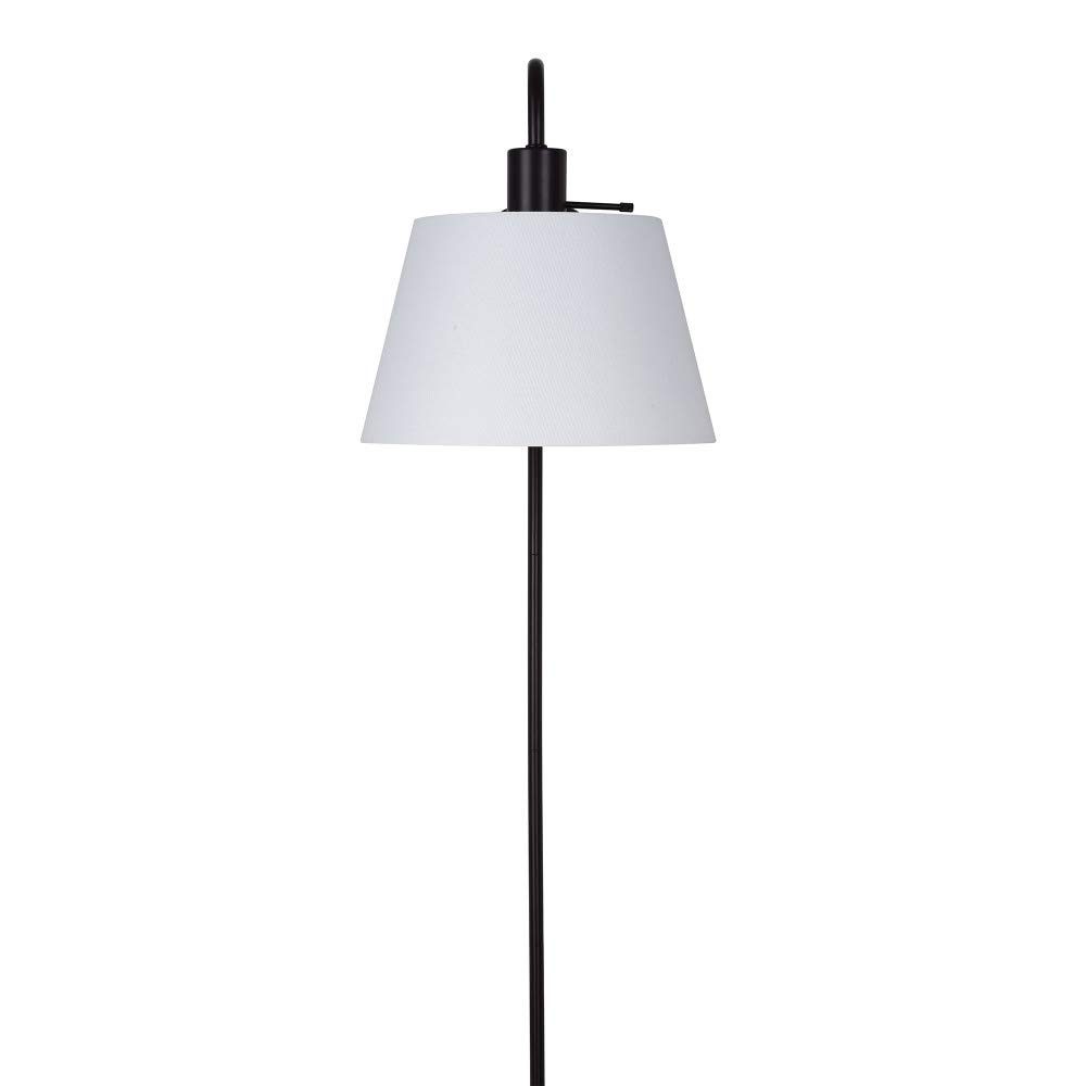Amazon Brand – Ravenna Home Traditional Plug-In Wall Sconce with Linen Shade, LED Bulb Included, 11"H, Dark Bronze