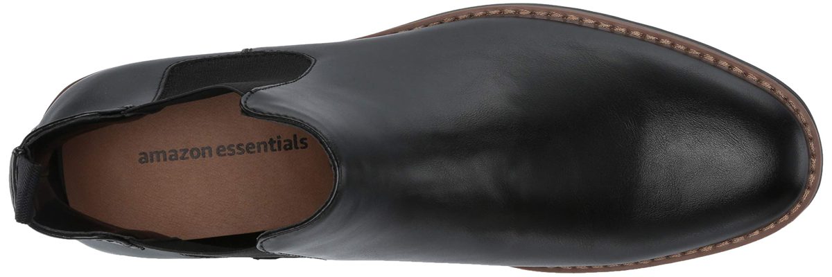 Amazon Essentials Men's Quinton Chelsea Boot, Black, 8 Medium US