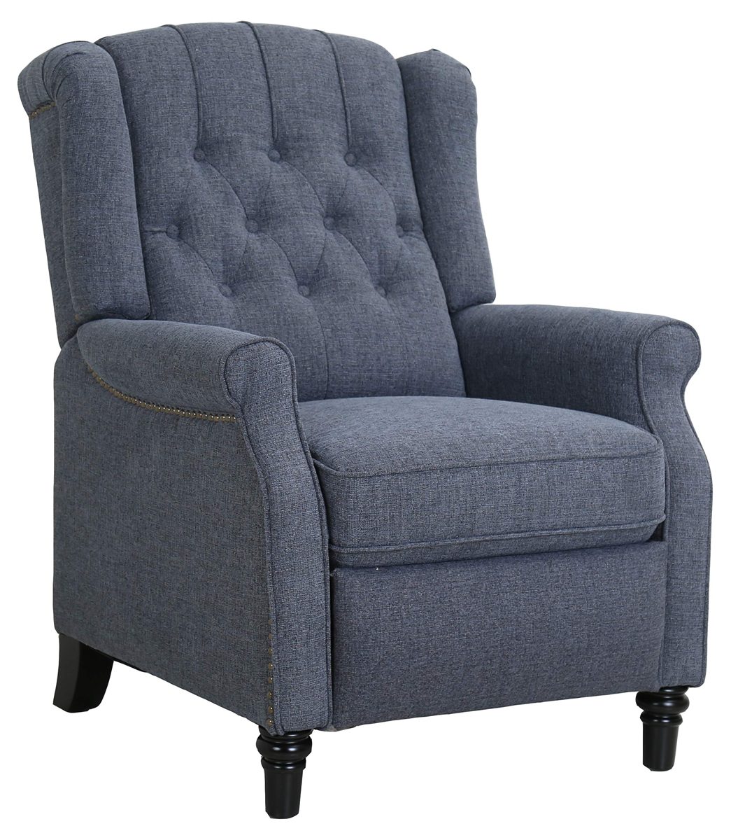 Amazon Brand – Ravenna Home Pritchard Classic Recliner, 29.1"W, Navy