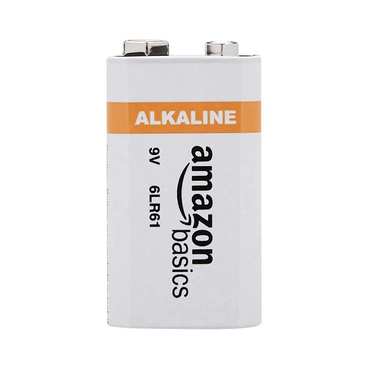 AmazonBasics 9 Volt Everyday Alkaline Battery - Pack of 4