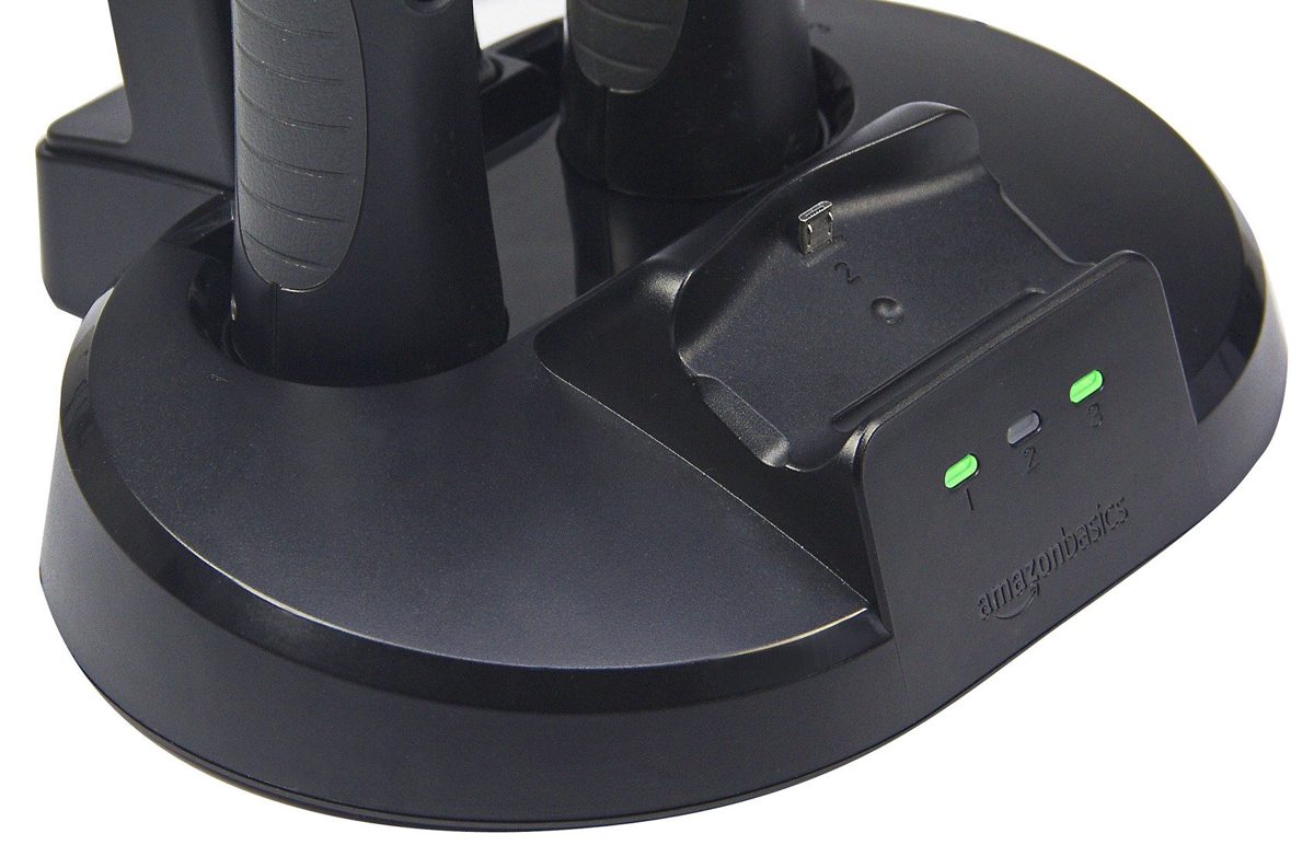 AmazonBasics Charging Station and Display Stand for PlayStation VR - Black- EU Version