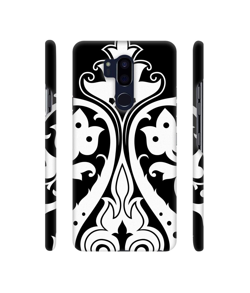 Amazon Brand - Solimo Designer S Shape Rangoli 3D Printed Hard Back Case Mobile Cover for LG G7 ThinQ