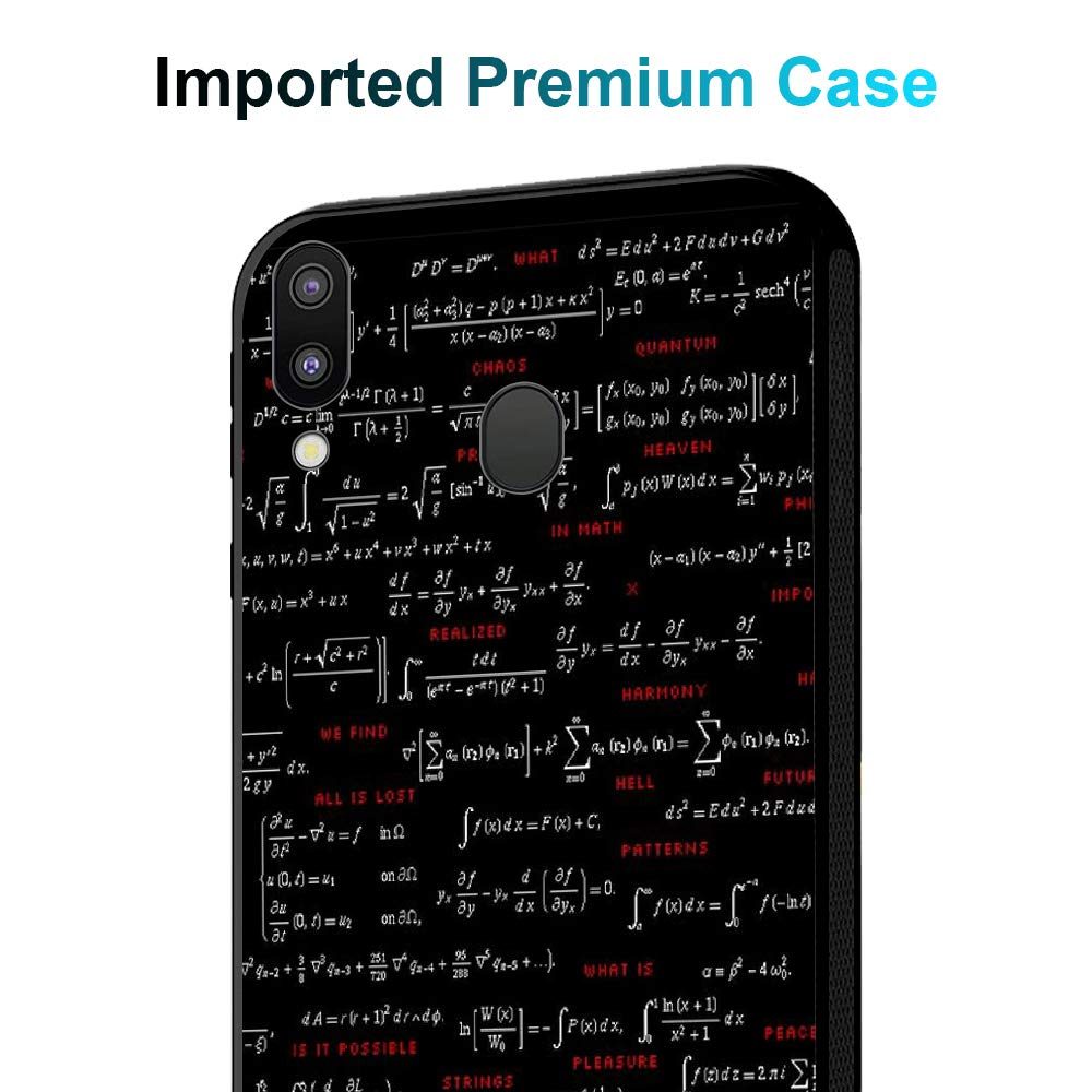 Amazon Brand - Solimo Designer Formula Printed Hard Back Case Mobile Cover for Samsung Galaxy M20 (D1179)
