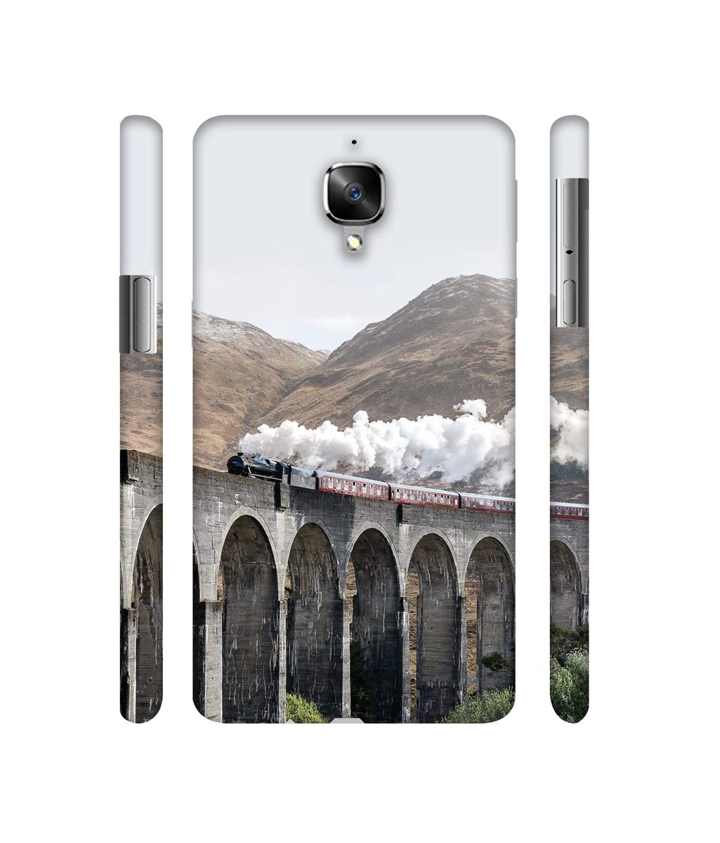 Amazon Brand - Solimo Designer Steam Train 3D Printed Hard Back Case Mobile Cover for OnePlus 3 / OnePlus 3T
