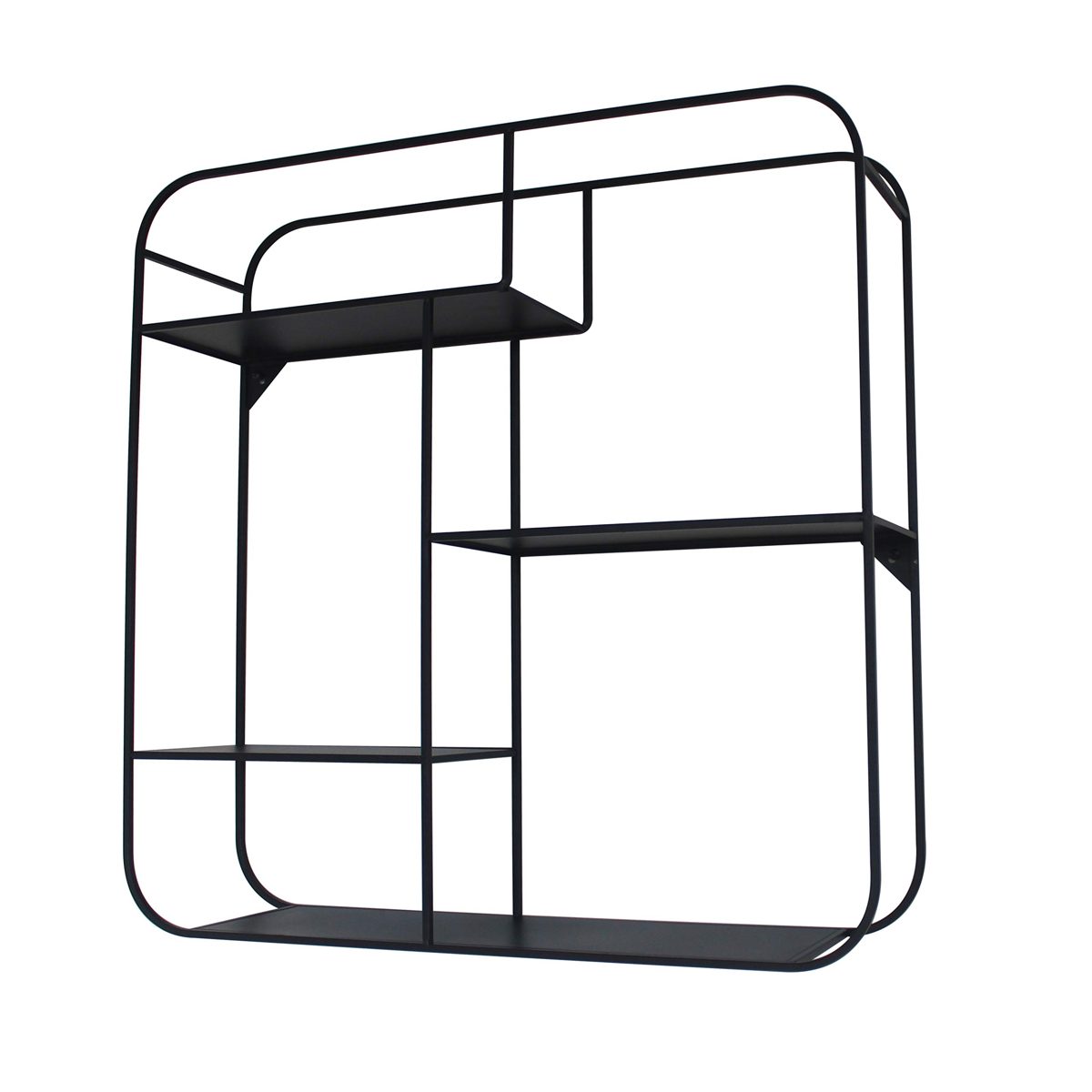 Amazon Brand Movian Kyyvesi Wall Shelf 60 x 16 x 60 cm Black