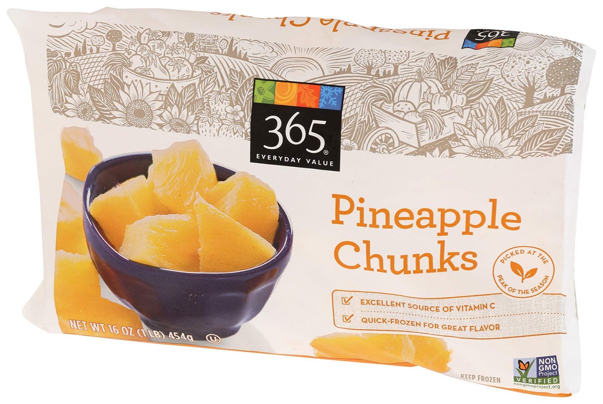 365 Everyday Value, Pineapple Chunks, 16 oz, (Frozen)