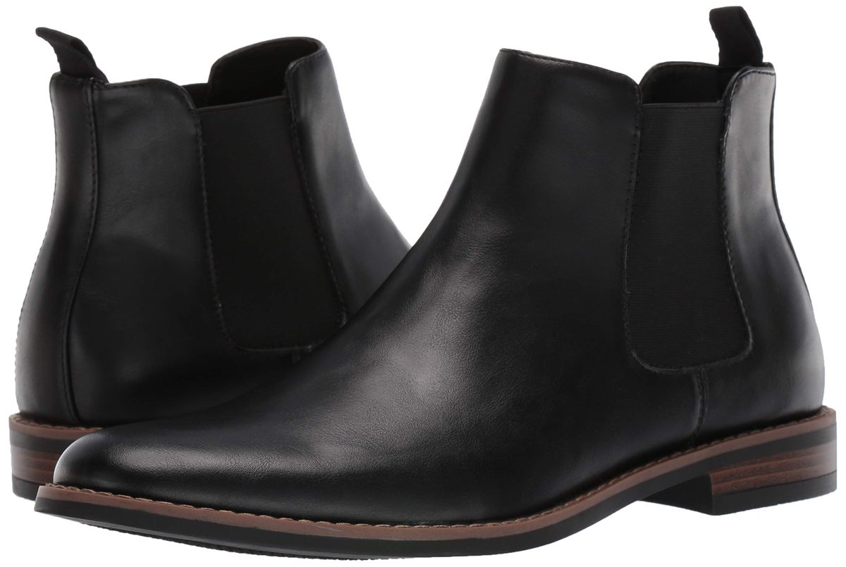 Amazon Essentials Men's Quinton Chelsea Boot, Black, 8 Medium US