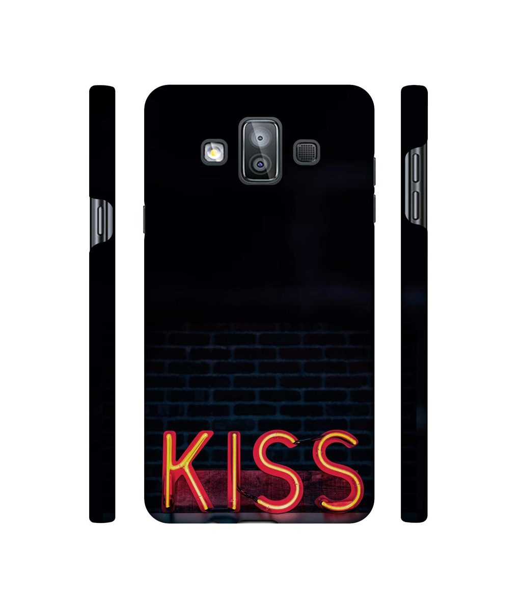 Amazon Brand - Solimo Designer Kiss 3D Printed Hard Back Case Mobile Cover for Samsung Galaxy J7 Duo