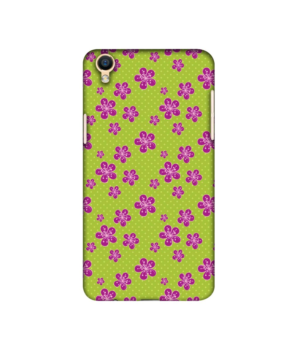 Amazon Brand - Solimo Designer Pink Flower Patterns 3D Printed Hard Back Case Mobile Cover for Oppo F1 Plus