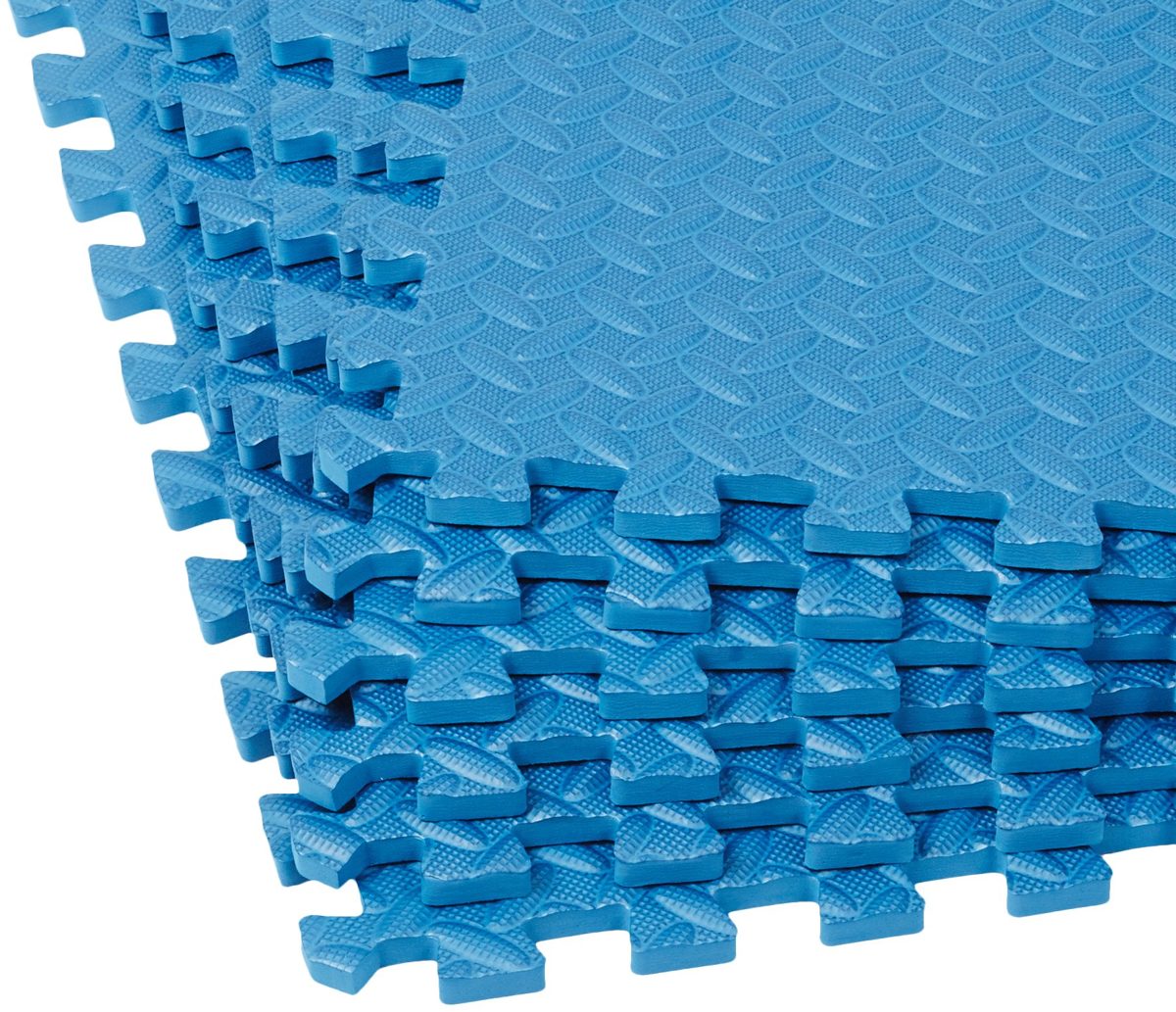 AmazonBasics EVA Puzzle Exercise Mat Blue