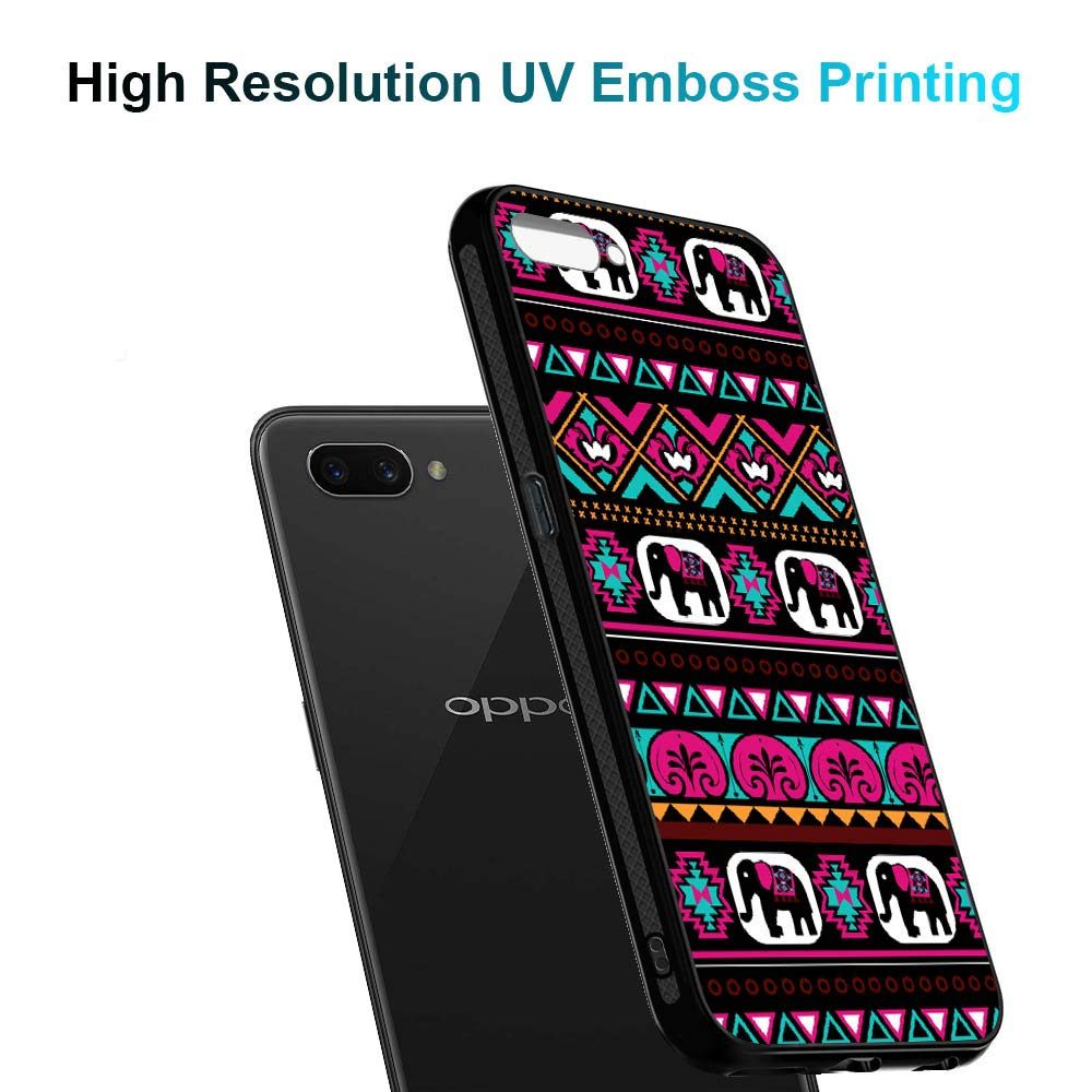 Amazon Brand - Solimo Designer Rangoli Printed Hard Back Case Mobile Cover for Oppo A3s (D1146)
