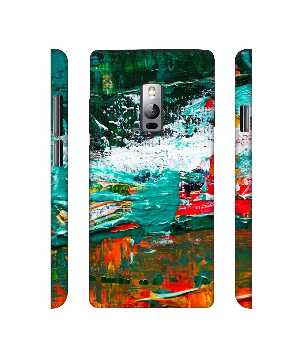 Amazon Brand - Solimo Designer Multicolor Glass Color 3D Printed Hard Back Case Mobile Cover for OnePlus 2