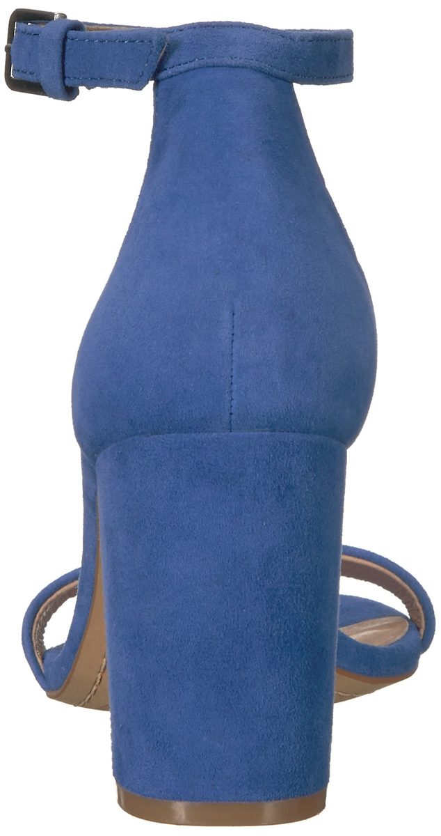 Amazon Brand - 206 Collective Women's Loyal Block Heel Dress Sandal-High Heeled, cobalt blue, 7 B US