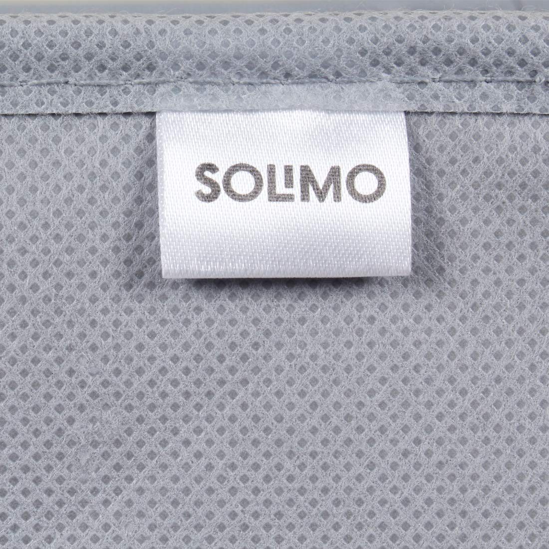 Amazon Brand - Solimo Fabric Storage Box, Medium, Set of 3, Dark Grey
