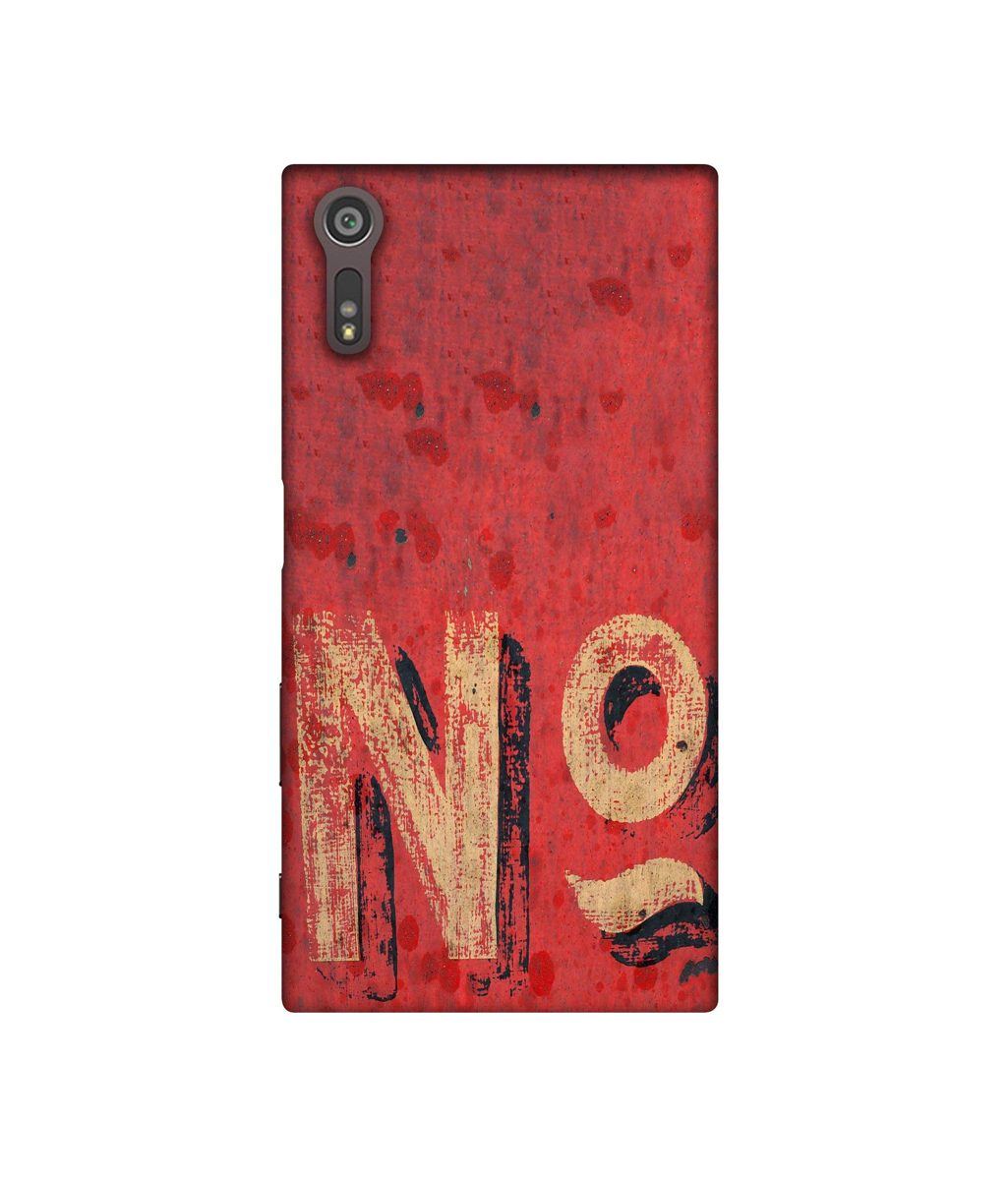 Amazon Brand - Solimo Designer No 3D Printed Hard Back Case Mobile Cover for Sony Xperia XZ Dual