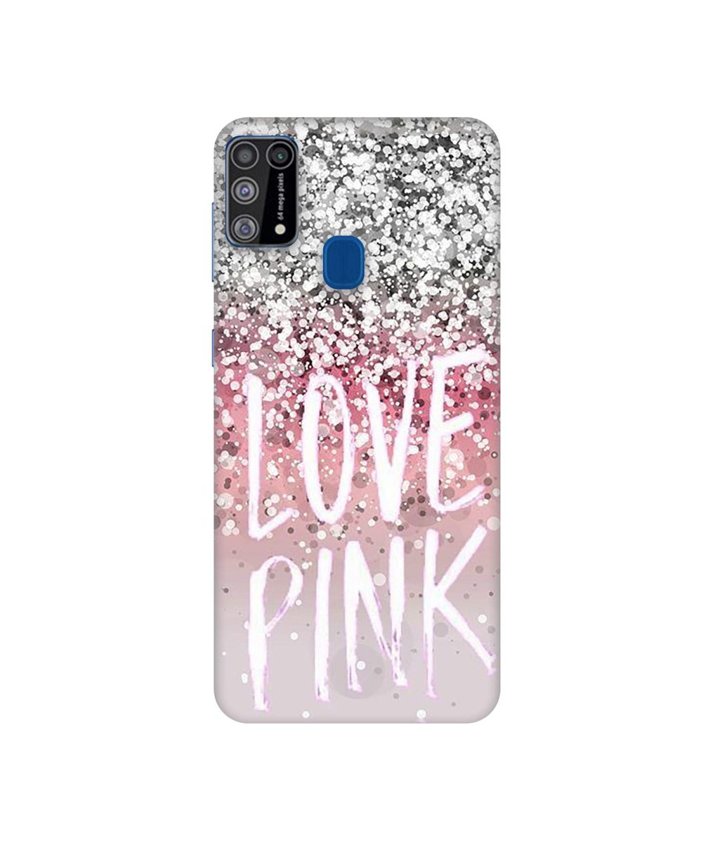 Amazon Brand - Solimo Designer Love Pink 3D Printed Hard Back Case Mobile Cover for Samsung Galaxy M31