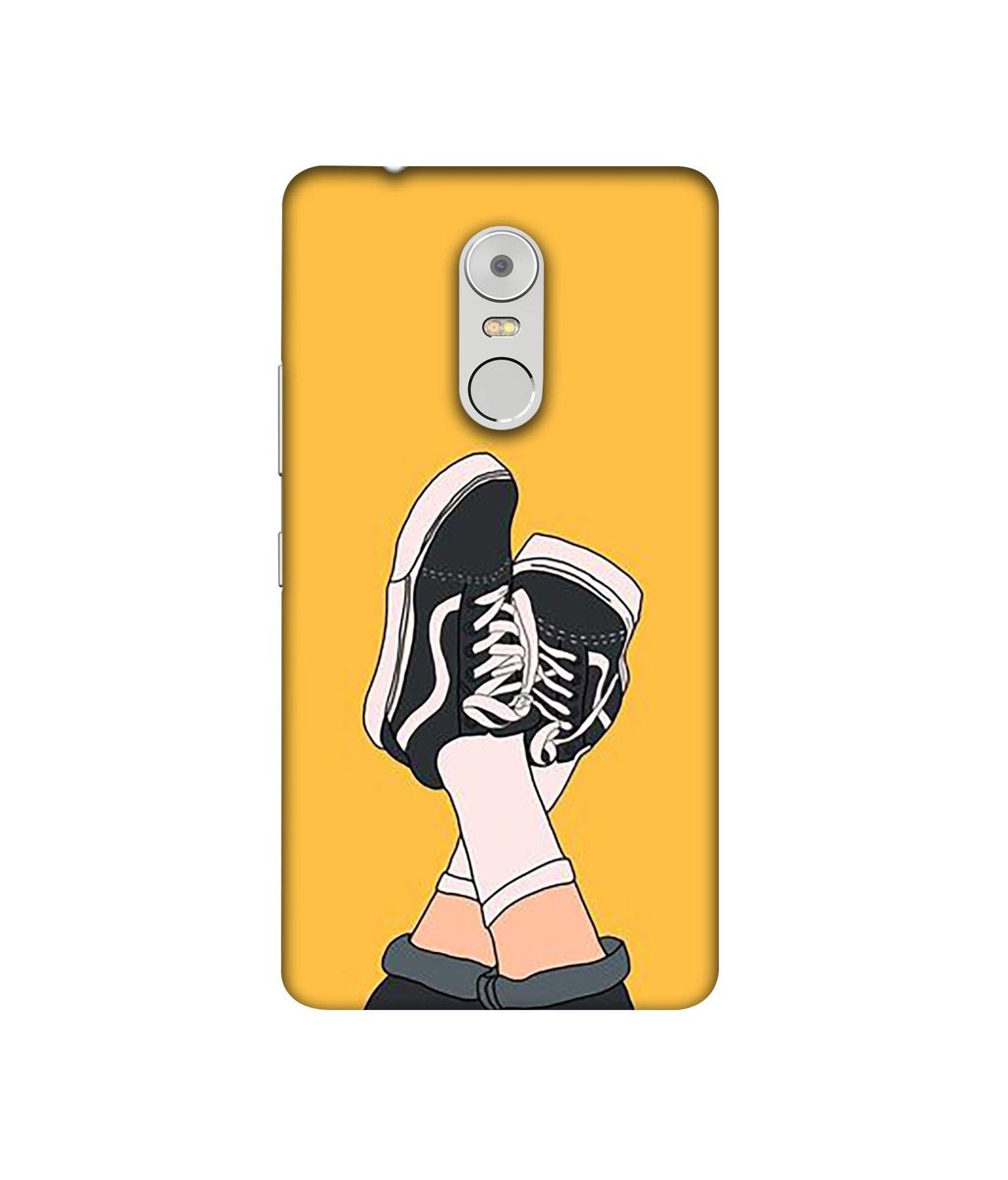 Amazon Brand - Solimo Designer Boy Shoes Pattern 3D Printed Hard Back Case Mobile Cover for Lenovo K6 Note
