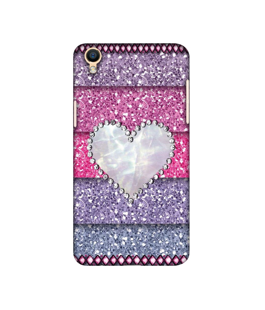 Amazon Brand - Solimo Designer Stone Heart 3D Printed Hard Back Case Mobile Cover for Oppo F1 Plus