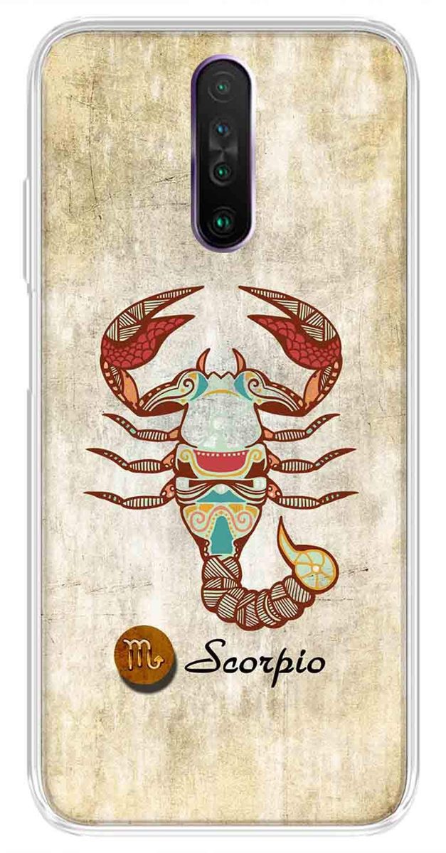 Amazon Brand - Solimo Designer Multicolor Scorpio Design Printed Soft Back Case Mobile Cover for Poco X2 / Xiaomi Redmi K30