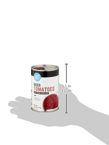 Amazon Brand - Happy Belly Petite Diced Tomatoes, 14.5 Ounce
