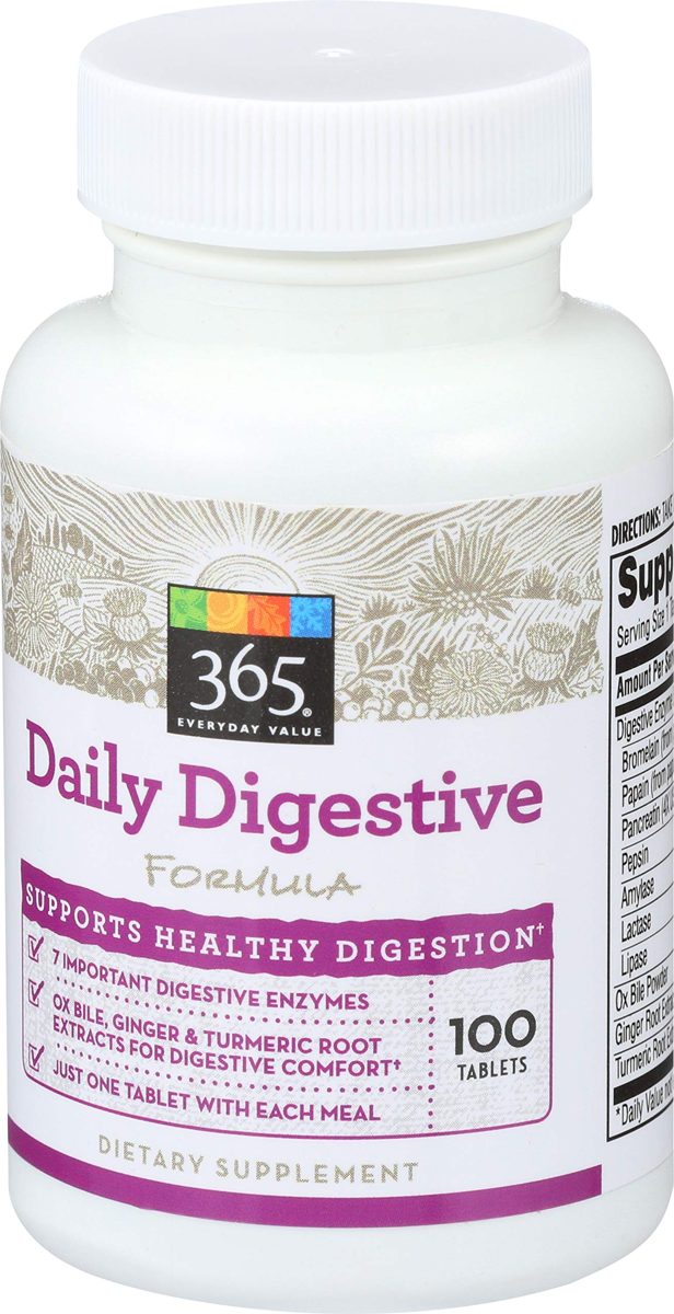365 Everyday Value, Daily Digestive Formula, 100 ct