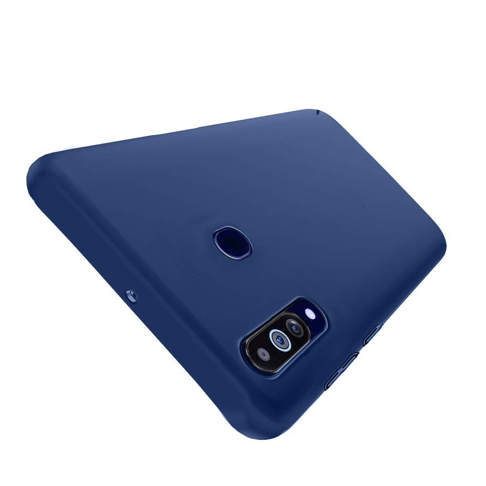 Amazon Brand - Solimo Samsung Galaxy M40 Mobile Cover (Hard Back & Slim),Blue