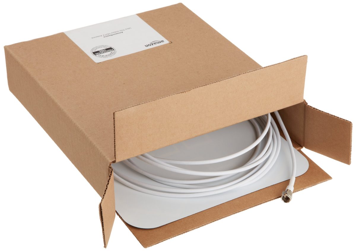AmazonBasics Ultra-Thin Indoor HDTV Antenna - 25 Mile Range
