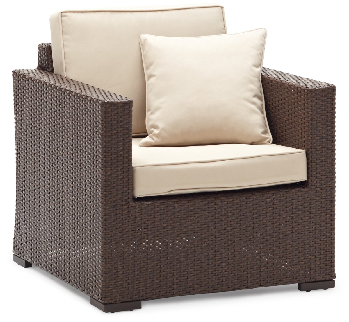Strathwood Griffen All-Weather Garden Furniture  Garden Furniture - Wicker / Poly Rattan Chair Dark Brown