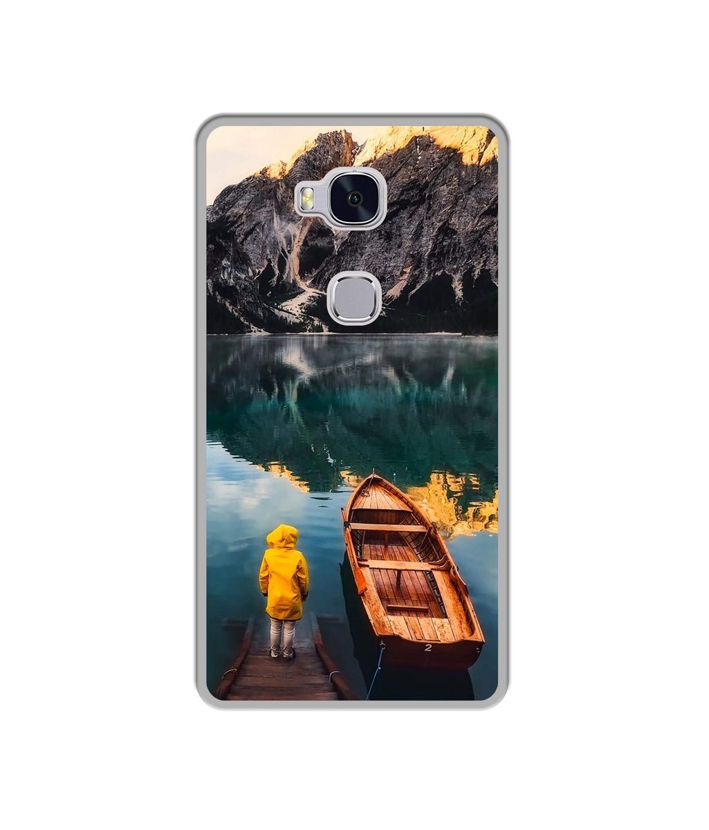 Amazon Brand - Solimo Designer Lake View UV Printed Soft Back Case Mobile Cover for Huawei Honor 5X