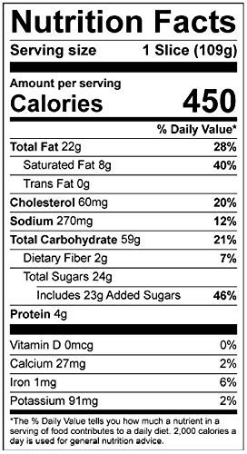 Fresh Prepared, Pie Slice, Pecan, 3.8 Oz (1 Count)