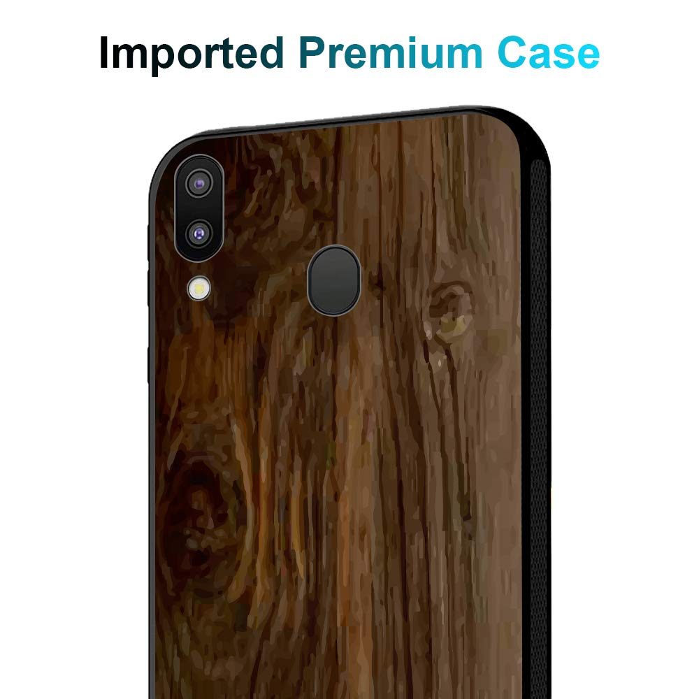 Amazon Brand - Solimo Designer Wooden Texture Printed Hard Back Case Mobile Cover for Samsung Galaxy M20