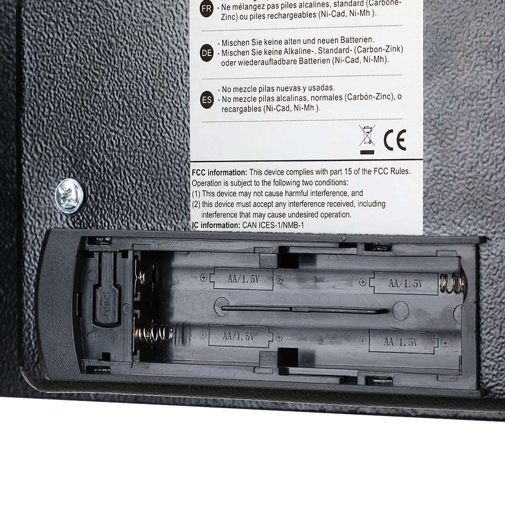 AmazonBasics Security Safe - 28.3 L + AmazonBasics AA Performance Alkaline Batteries (20-Pack)