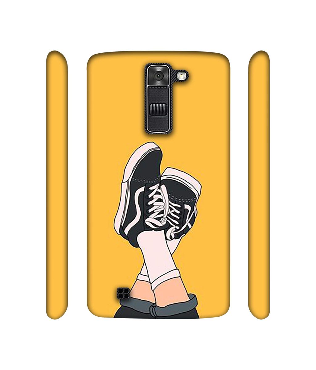 Amazon Brand - Solimo Designer Boy Shoes Pattern 3D Printed Hard Back Case Mobile Cover for LG K7