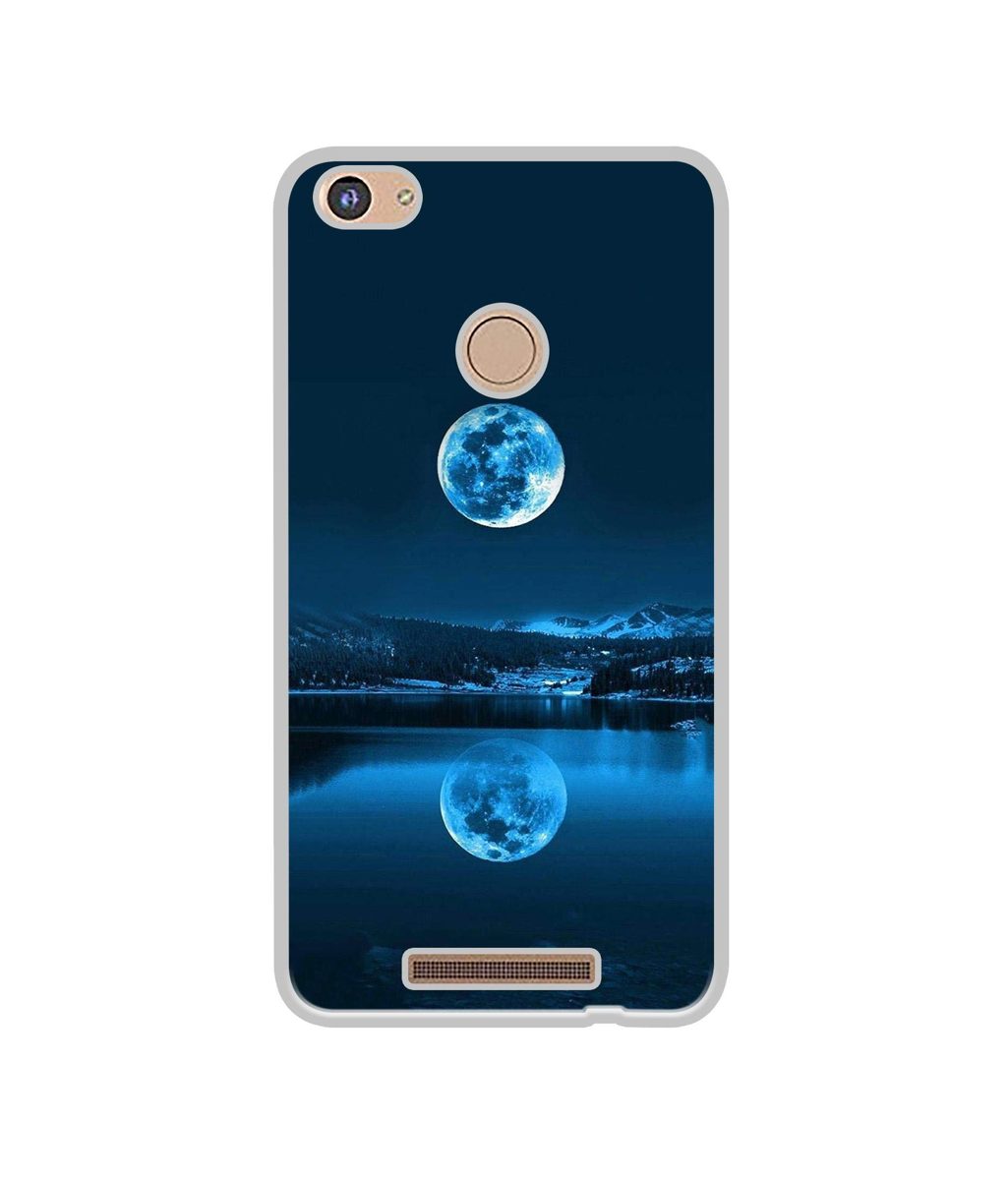 Amazon Brand - Solimo Designer Moon Pattern Print UV Printed Soft Back Case Mobile Cover for Comio P1 4G