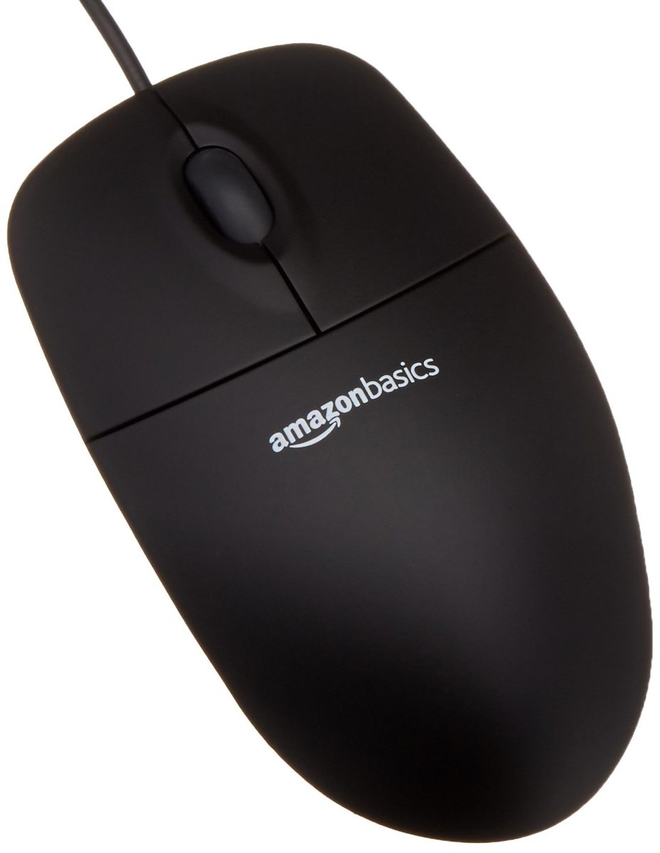 AmazonBasics Wired Keyboard and Wired Mouse Pack