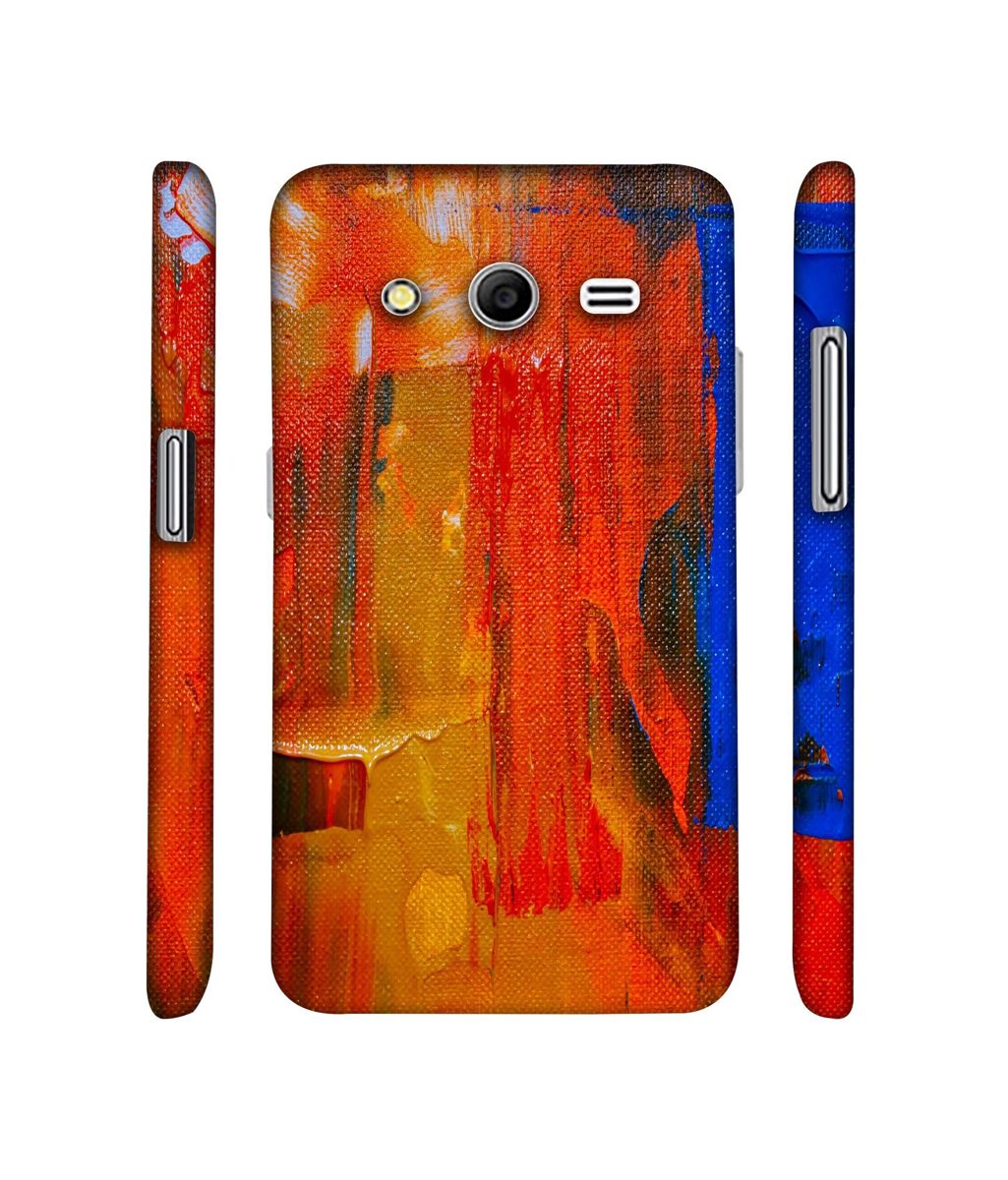 Amazon Brand - Solimo Designer Orange Canvas 3D Printed Hard Back Case Mobile Cover for Samsung Galaxy Core 2 G355H