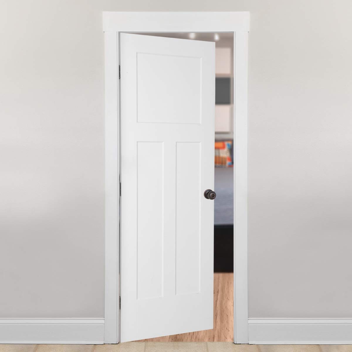 AmazonBasics Privacy Door Knob - Round - Oil Rubbed Bronze