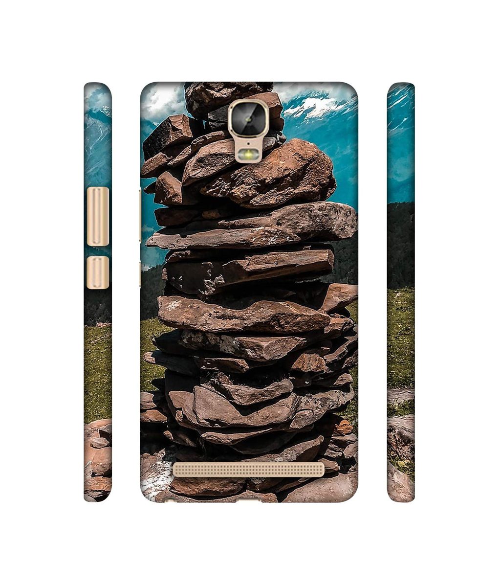 Amazon Brand - Solimo Designer Rocks 3D Printed Hard Back Case Mobile Cover for Gionee Marathon M5 Plus