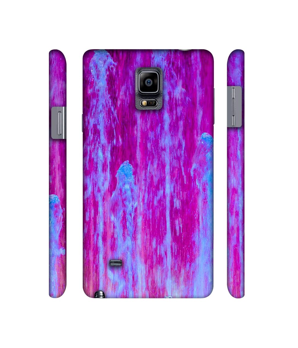 Amazon Brand - Solimo Designer Pink Color Fall 3D Printed Hard Back Case Mobile Cover for Samsung Galaxy Note 4