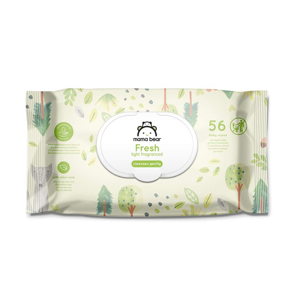 Amazon Brand: Mama Bear Wet Wipes MB3ARFresh Fresh 1008