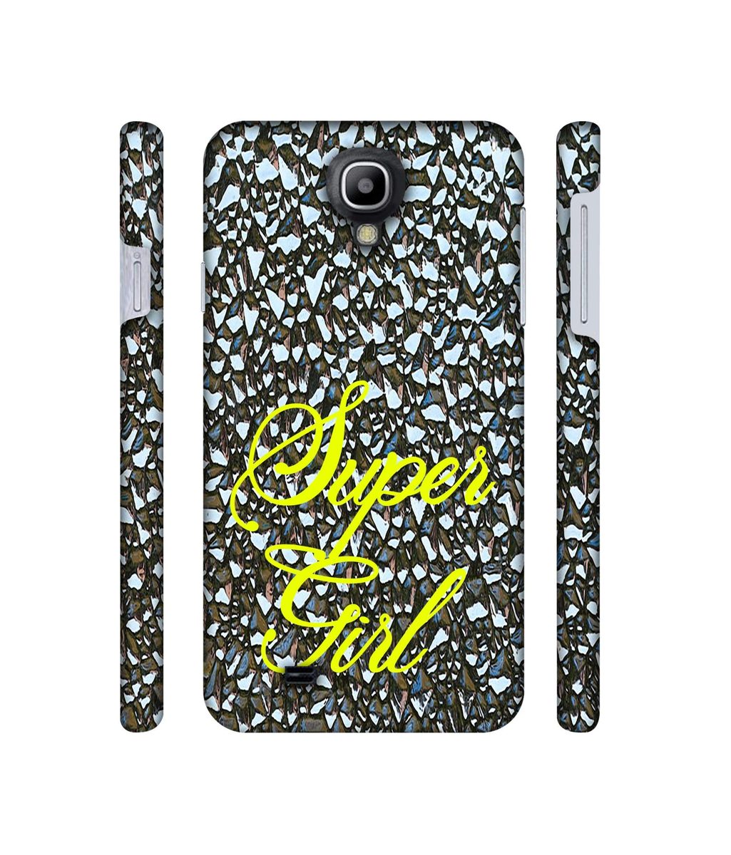 Amazon Brand - Solimo Designer Super Girl On Foil 3D Printed Hard Back Case Mobile Cover for Samsung Galaxy S4 GT i9500