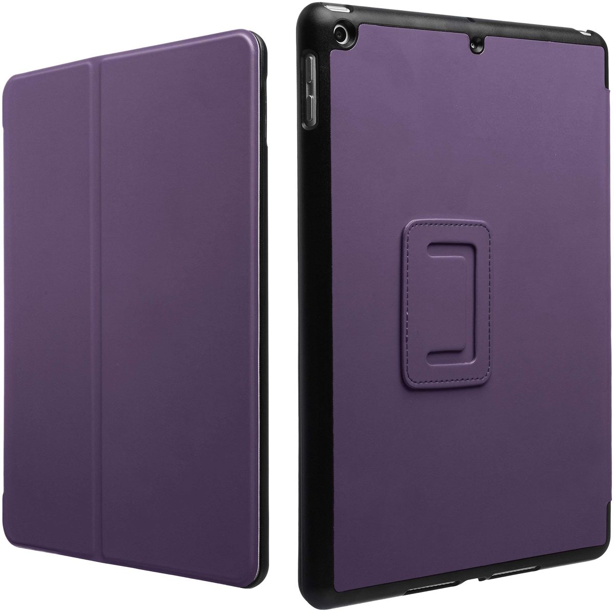 (Renewed) AmazonBasics iPad 2017 Smart Case Auto Wake/Sleep Cover, Purple, 9.7"