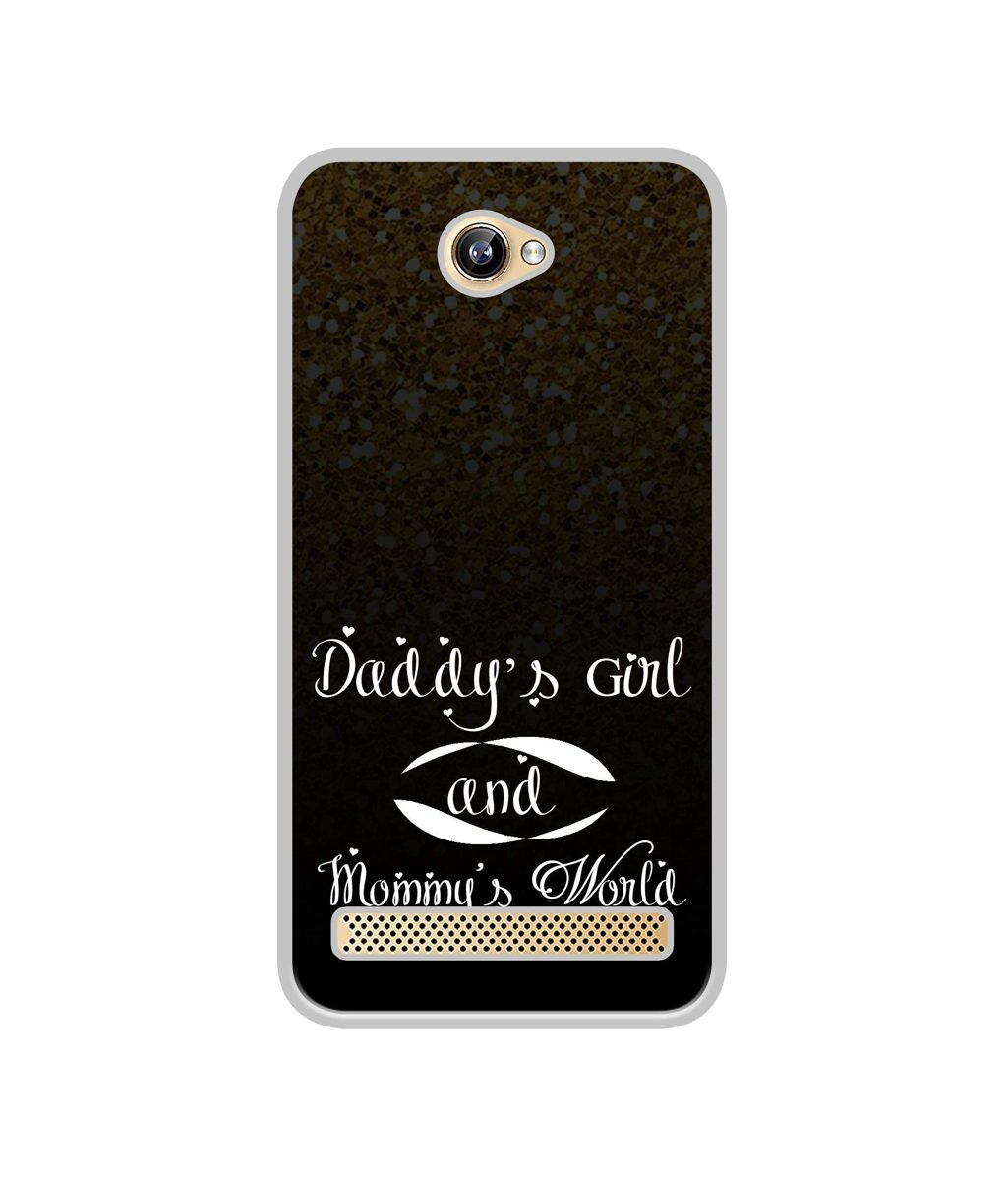 Amazon Brand - Solimo Designer Daddy's Girl and Mummy World UV Printed Soft Back Case Mobile Cover for 10.or D2