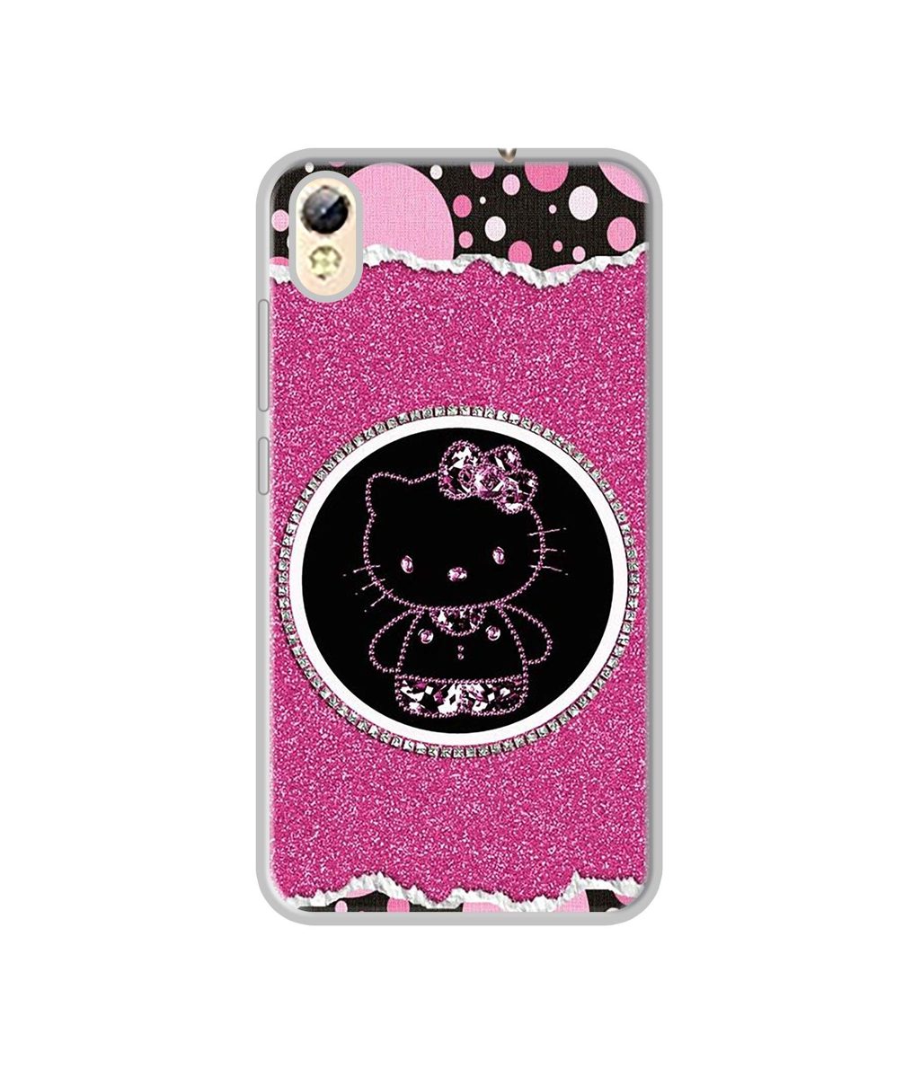 Amazon Brand - Solimo Designer Kitty with Glitter UV Printed Soft Back Case Mobile Cover for Tecno i3 Pro