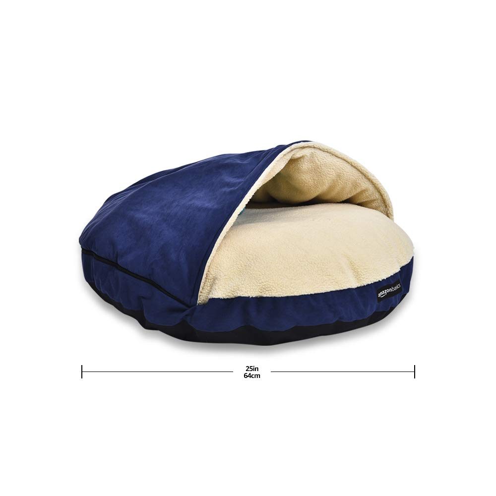 AmazonBasics Pet Bed Cave, blue