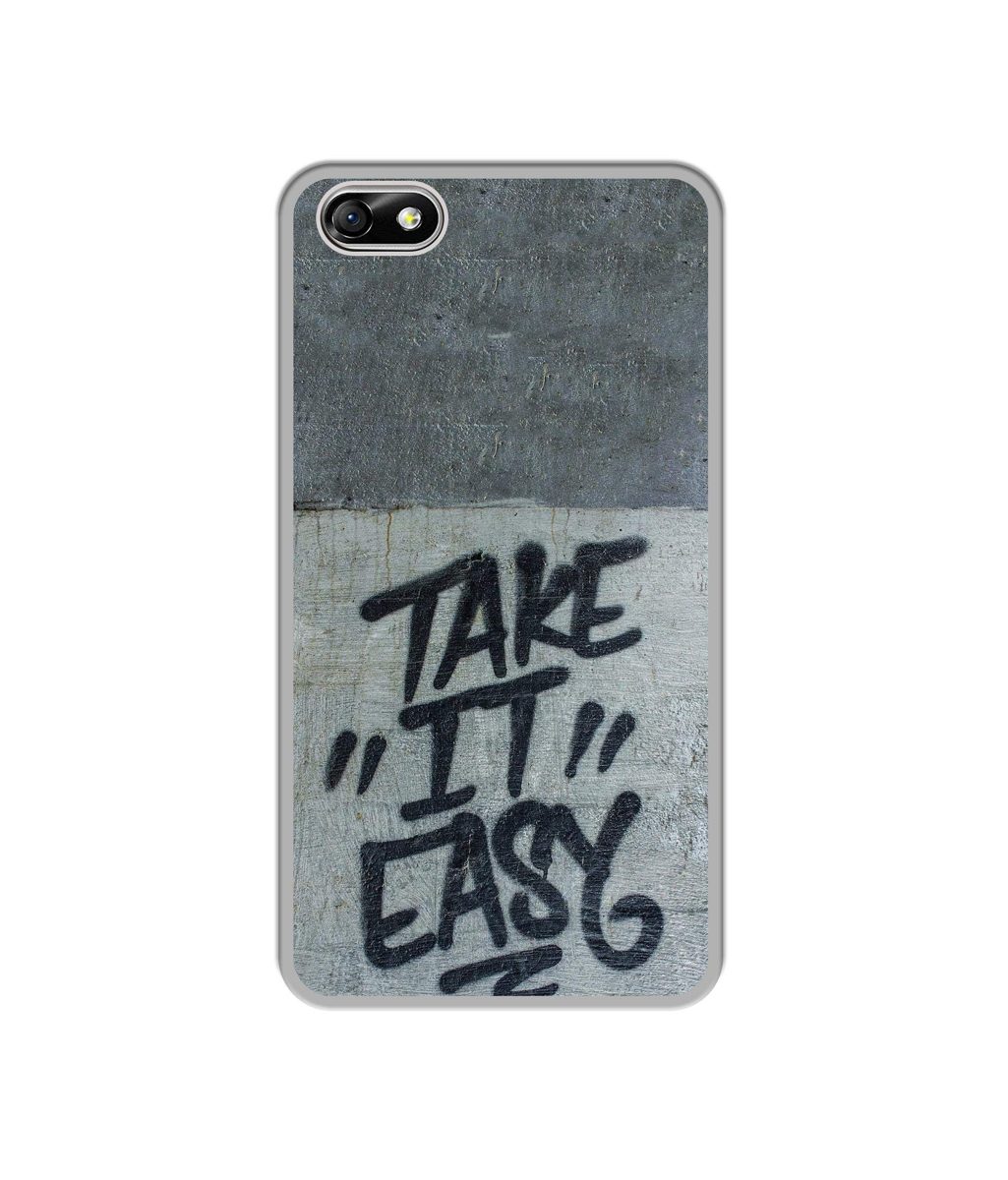 Amazon Brand - Solimo Designer Take It Easy UV Printed Soft Back Case Mobile Cover for Huawei Honor 4X