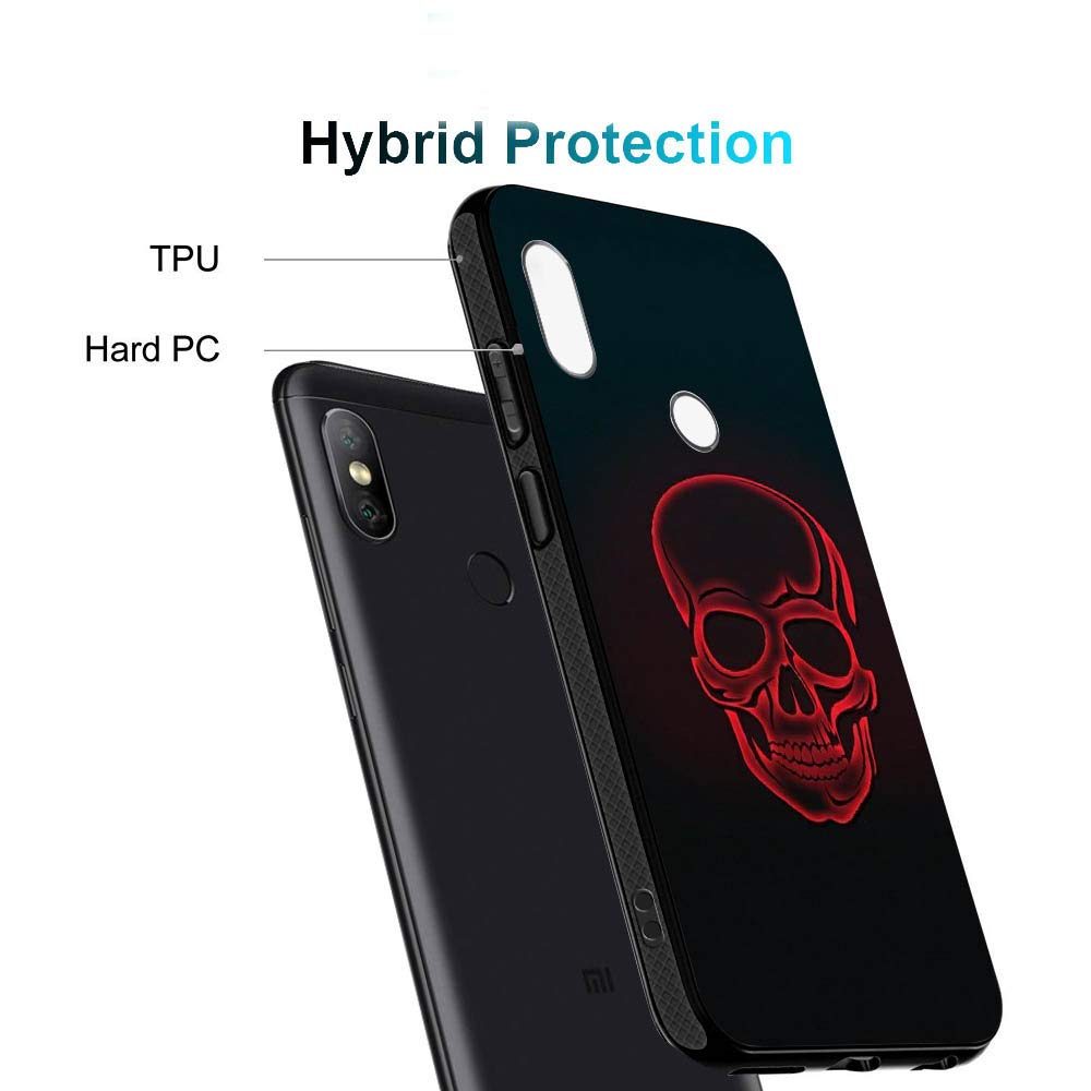 Amazon Brand - Solimo Designer Skull Printed Hard Back Case Mobile Cover for Redmi Note 5 Pro (D1186)