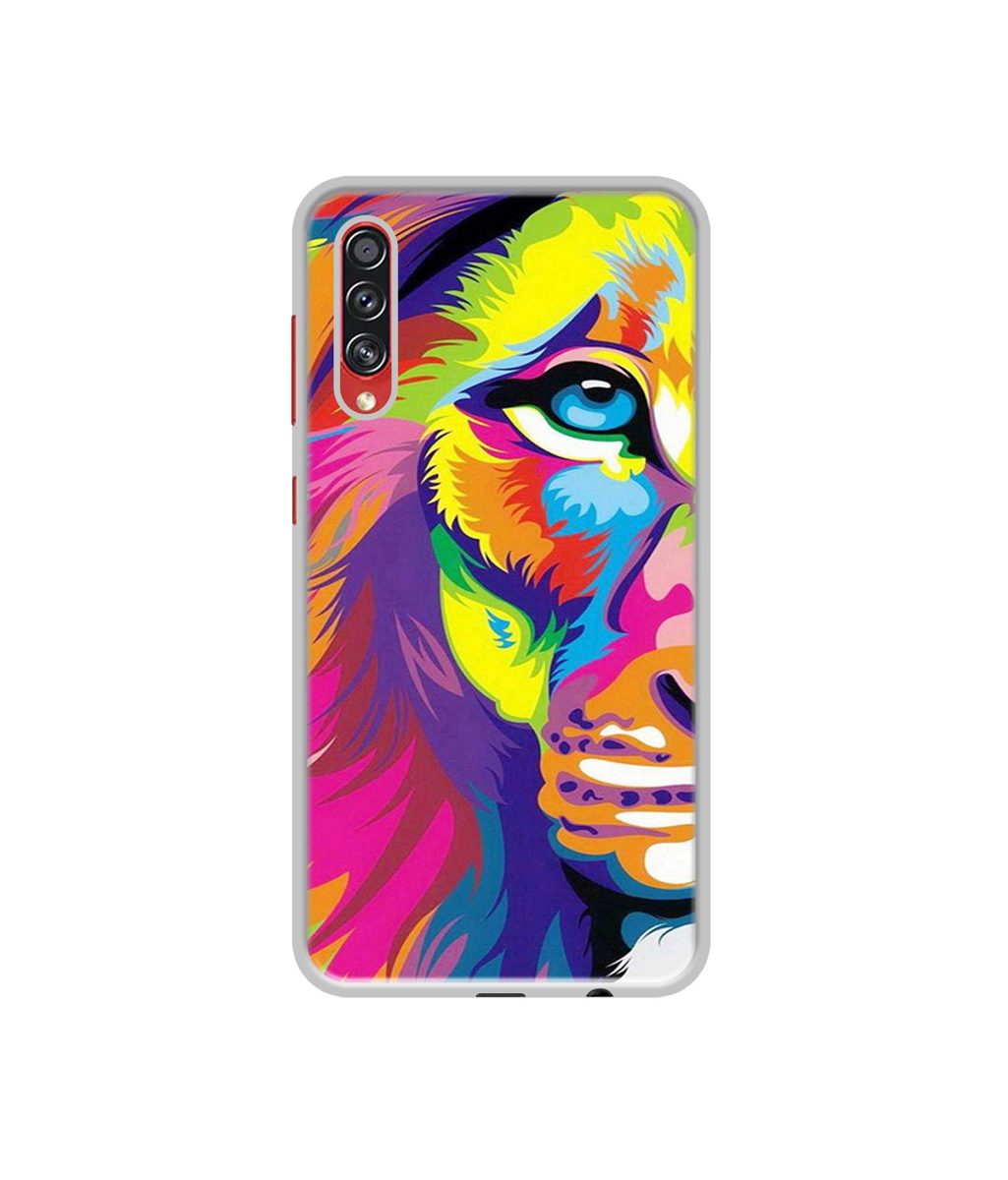 Amazon Brand - Solimo Designer Funny Cat Pattern Print UV Printed Soft Back Case Mobile Cover for Samsung Galaxy A70s