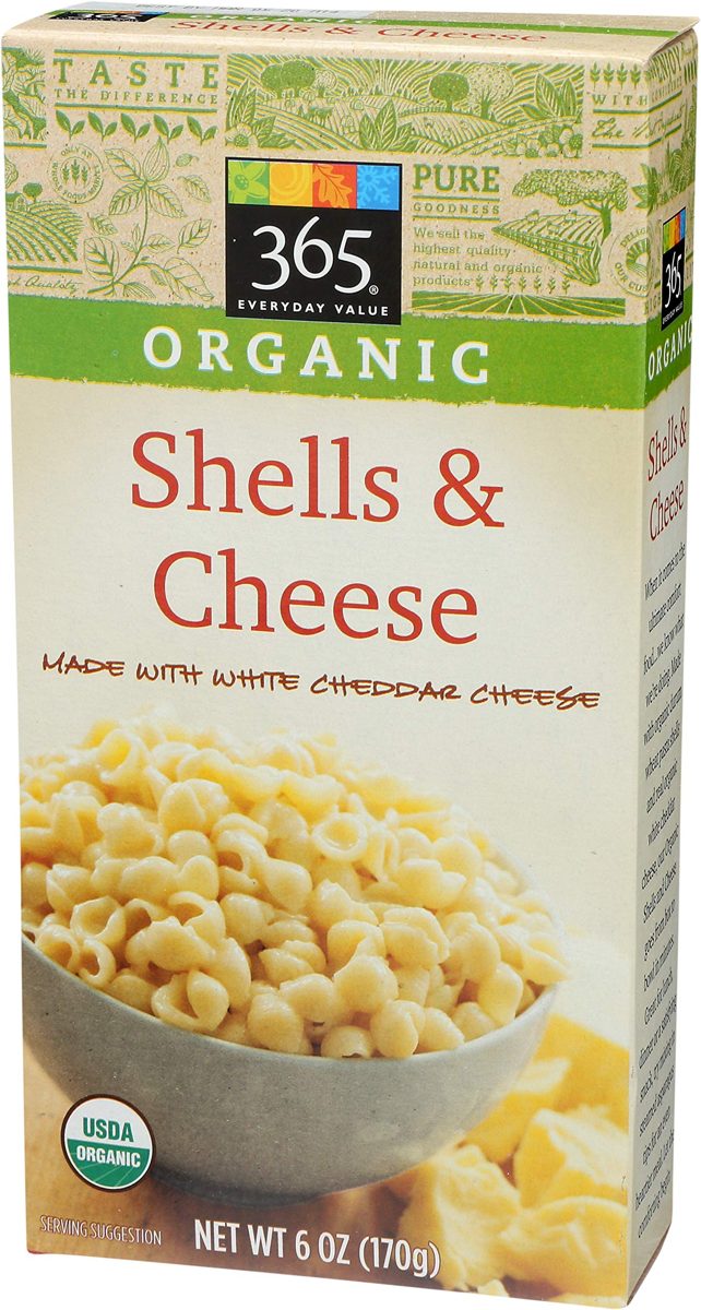 365 Everyday Value, Organic Shells & Cheese, 6 oz
