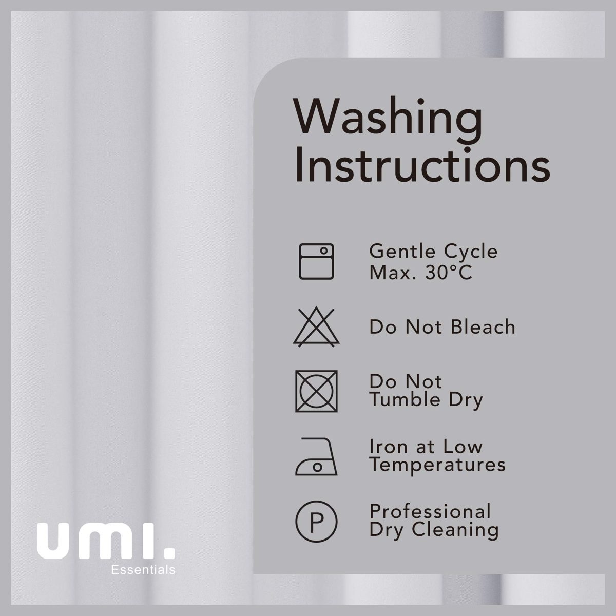 UMI by Amazon Eyelet Blackout Curtains Thermal Insulated Decorative Curtains 55 x 94 Inch Greyish White 2 Panels